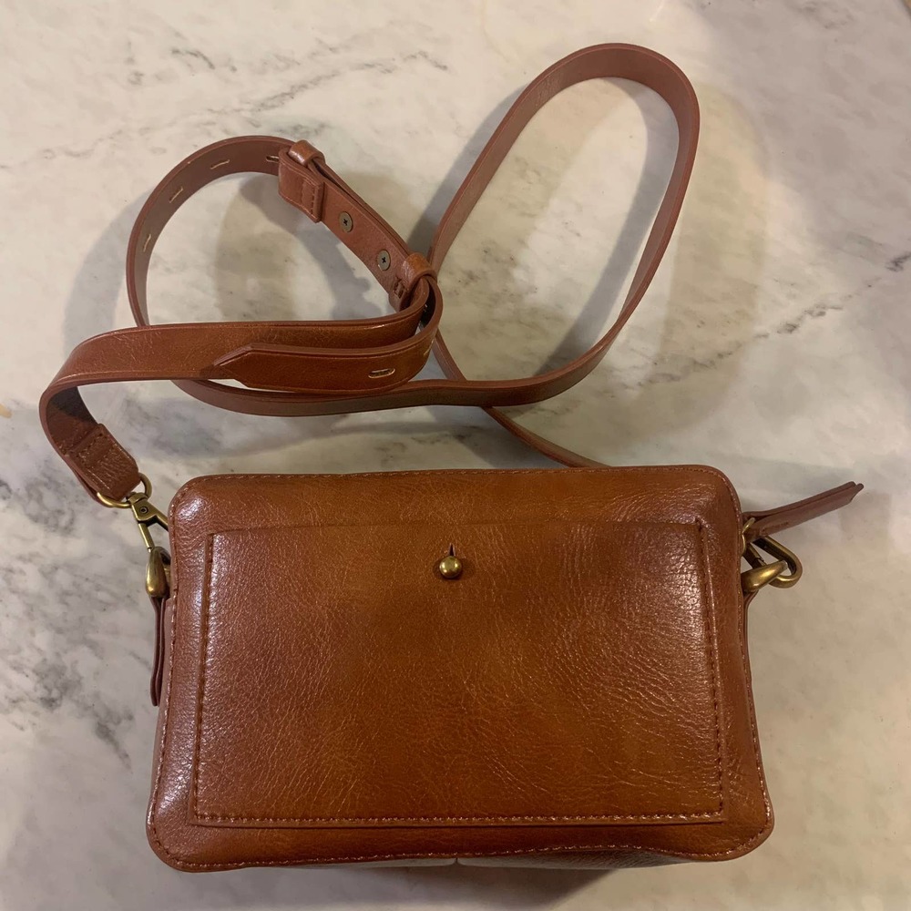 Leather camera bag - vintage vibe